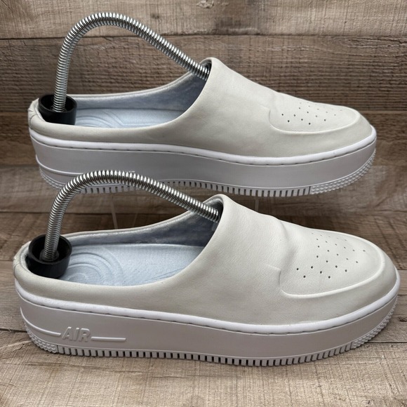 Nike Shoes - Nike AF1 Air Force 1 Mule Sneakers Womens 10 Off White Beige Slip On Shoe AO1523